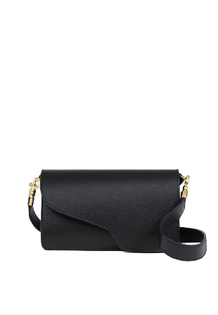 ATP Atelier Assisi Black Grained Calf Handväskor Dam Svart ONESIZE