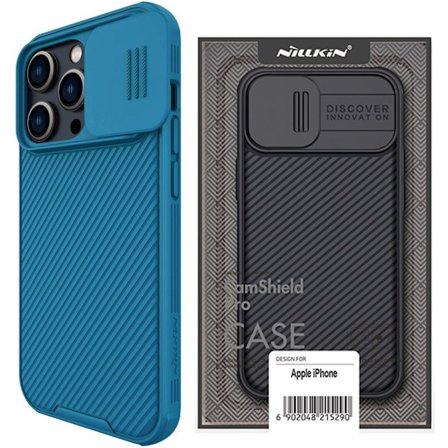 NILLKIN CASE CAMERA COVER TIL IPHONE 14 PRO BLUE