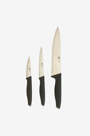 Richardson Sheffield - Knivset Advantage 3 delar - Svart - Köksknivar & tillbehör - Från Homeroom