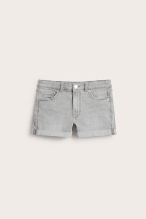 Kappahl | Jeansshorts | Silvergrå