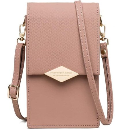 Mobiltelefonpung Læder Crossbody Taske Lille