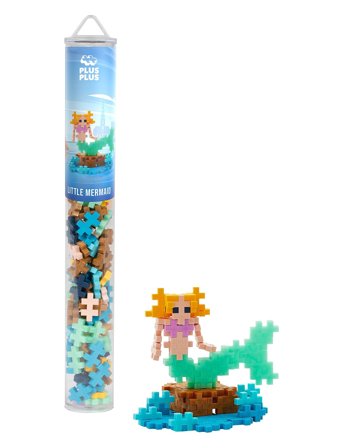 Plus-Plus | Plus-Plus Little Mermaid / 100 Pcs Tube | ONE SIZE