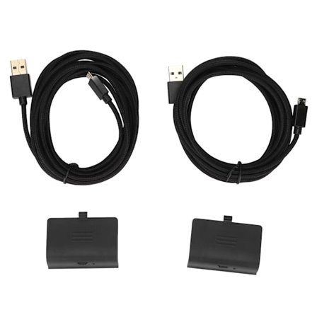 2 stk. Controller Batteripakke Genopladelig Kompatibel Spil og Opladningssæt med USB Opladningskabel til XBOX ONE