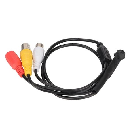 Mini Sikkerhedskamera 120 Bred Vinkel CMOS 3.2mm Sensor HD 1000TVL 8 Infrarøde LED'er Overvågningskamera DC 12V 1A NTSC Format YEMMA