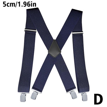 Sorte justerbare seler Herr Unisex bukser Elastiske Sch