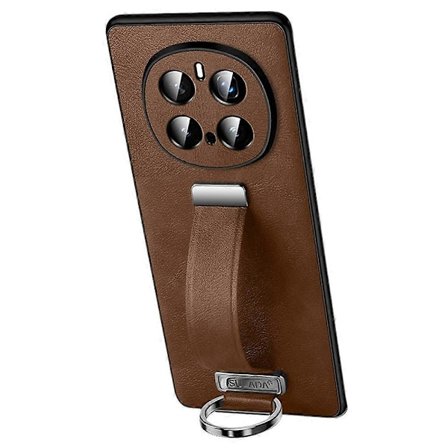 SULADA Muotisarja Honor Magic7 Pro 5G -puhelimelle Rannekoru Jalusta Nahkainen Takakansi