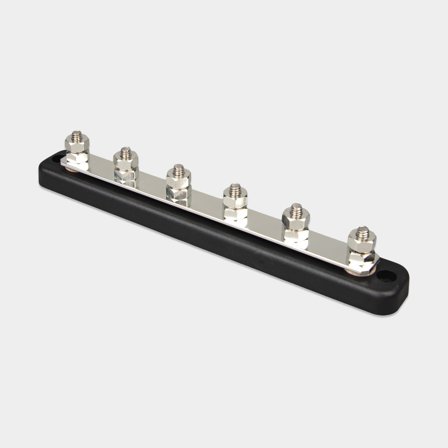 Listwa przyłączeniowa Victron Busbar, 6 x M12, 150 A, z pokrywą - Jachtowa