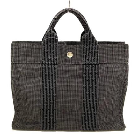 Hermès Vintage, Pre-owned Handbag Grijs, Dames, Maat:ONE Size,polyester