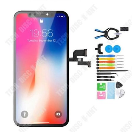 Täydellinen LCD-näyttö - TD - iPhone XR - 6,1 tuumaa - 16 miljoonaa väriä - Resoluutio 2436x1125