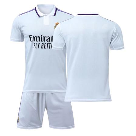 2022 Champions League Real Madrid Hemma Höstdräkt - Vit 18