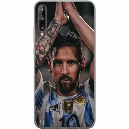 Huawei P40 Lite E Genomskinligt Skal Messi