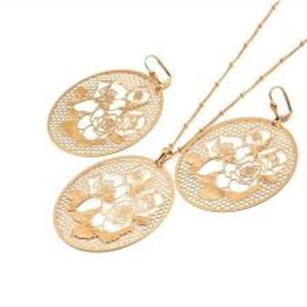 18K Guldfyllda Guld Filled gulddoublé SET CZ