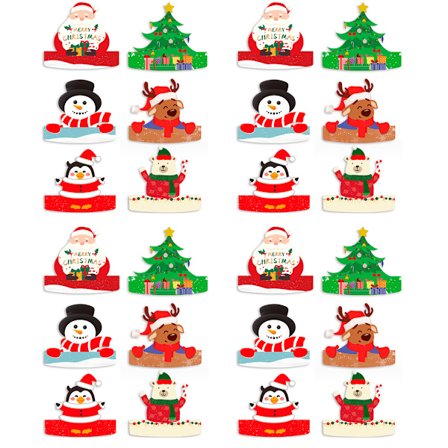 Julepapirskrone festhatte til børn, justerbare papirkrone hatte pandebånd, julefrokostspil