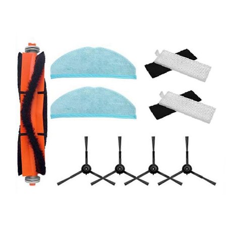 För Homerun Series 7000 XU7100/01 XU7100/02 Dammsugare Rulle Sidoborste Mopp Filter Pad Dammpåse