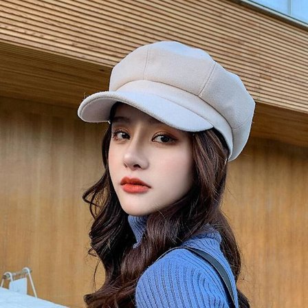 Dam Vintage Baker Boy Keps Plattkeps Beret Hatt Vinter Newsboy Hatt db