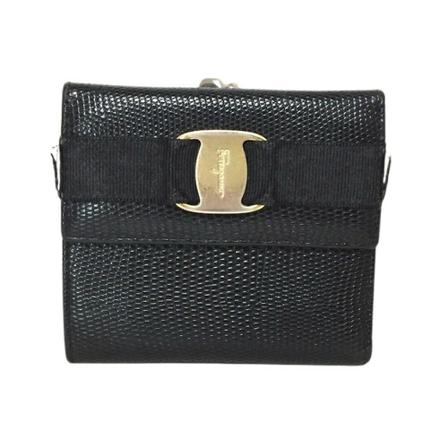 Salvatore Ferragamo Pre-owned Wallets & Cardholders Sort, Dame Vintage Accessories, Størrelse: ONE Size