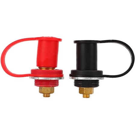 Akku Latausliittimet Auton Akku Latausliittimet (musta punainen) (2 kpl)