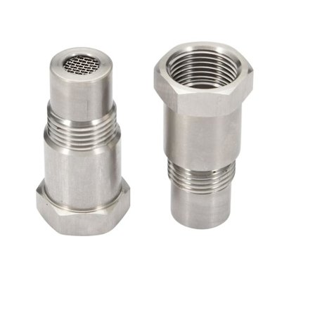 2 st M18 x 1,5 mm Lambdasondförlängningskabel med O2-filter Syresensor Lambdasondadapter 45 mm för bilens avgassystemtillbehör M18 x 1,5 mm