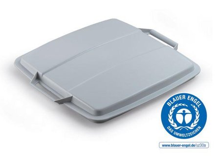 DURABLE Lokk DURABIN Lid Eco avfallsbeh. 90L grå