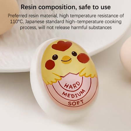 Timer til kogt æg Æg, perfekt farveskiftende timer Miljøvenlig