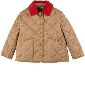 Kids - Burberry Archive Beige Daley Quilted Jacket - Coats and jackets - 8 years - Beige