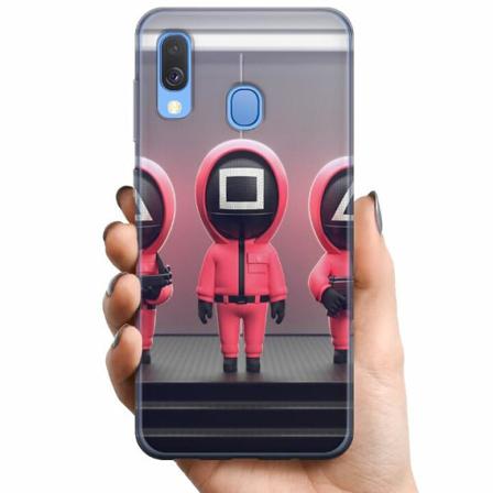 Samsung Galaxy A40 Tpu Mobilskal Squid Game