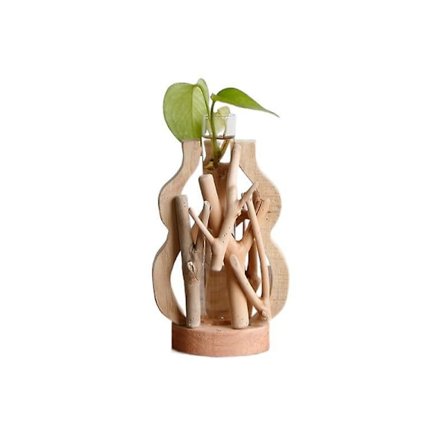 Massivt trä Vas Landskapsdekorationer Mini krukväxter