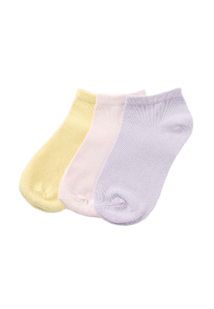 Å KIDS Ankelsockor, 3-pack Strumpor Lila 34/36