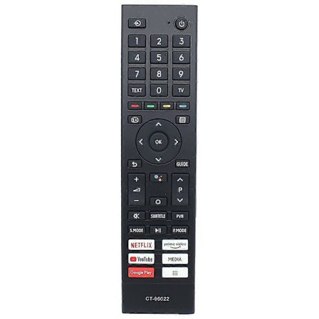 Typ A CT-95022 Ersättningsfjärrkontroll för TOSHIBA TV [DB]
