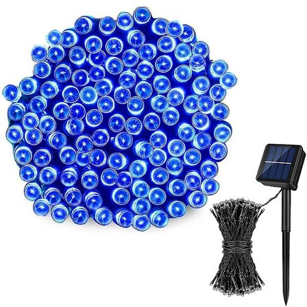 Solar Julelys LED - 22 meter 200 LED 8 tilstande Fe Lys Til Have, Hegn, Altan
