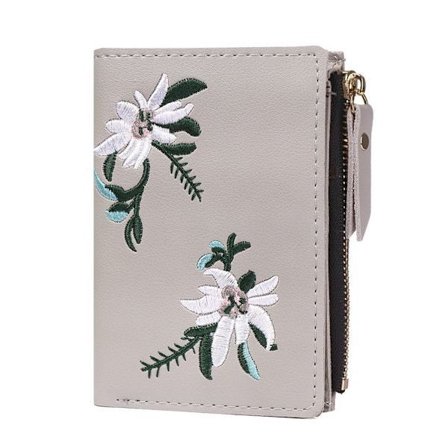 Damplånbok Kortplånbok GRÅ grå