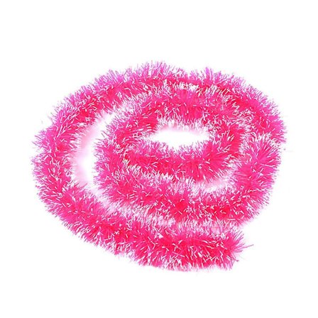 MengXi Glitter Lyx Festival PVC Glitter Girlang Juletrepynt Rosarød Rose Red