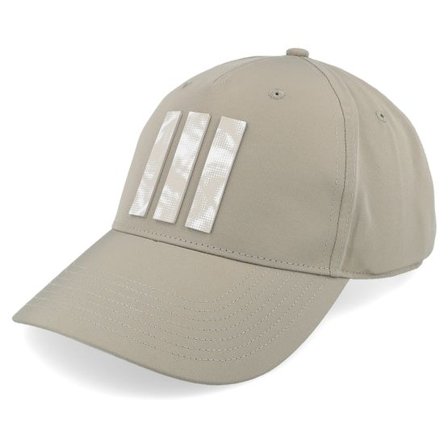 Adidas - Beige adjustable Keps - Tour 3 Stripes Prt Putty Beige A-Frame Adjustable @ Hatstore