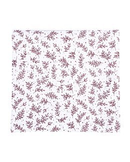 Duk Flora Röd - Classic Textiles