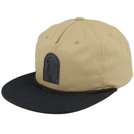 Iconic - Beige snapback Cap - Sea Horse Khaki/Khaki Rope 5-panel Snapback @ Hatstore