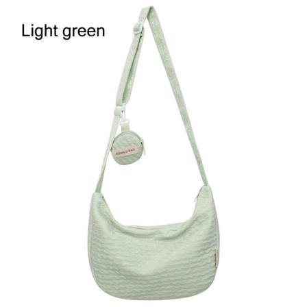 Crossbody laukku naisten olkalaukku VAALEEN VIHREÄ Light green