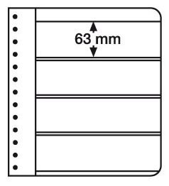 G-instickskort - Hvid - 4 Striber