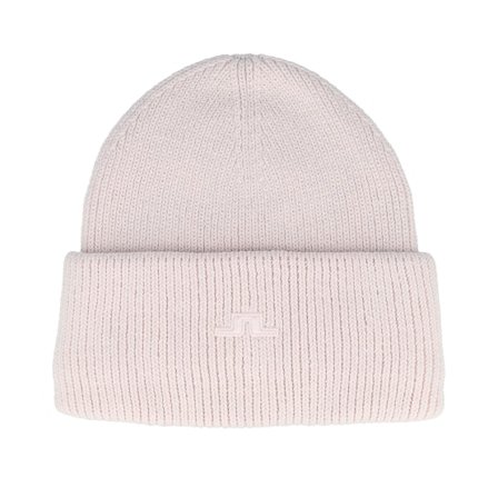 J.Lindeberg - Pinkki cuff Beanie - Karlos Beanie Grey Lilac Cuff @ Hatstore