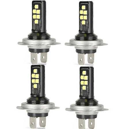 4X H7 LED Ajovalopolttimosarja Kaukovalot Lähivalot 220W 60000lm Super Kirkas 6000K Valkoinen 2025 [db]