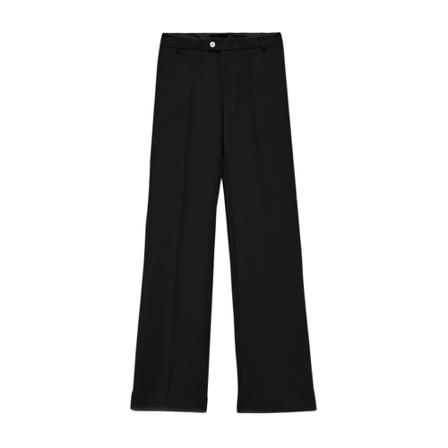 Blumarine, Wide Trousers Zwart, Dames, Maat:XS