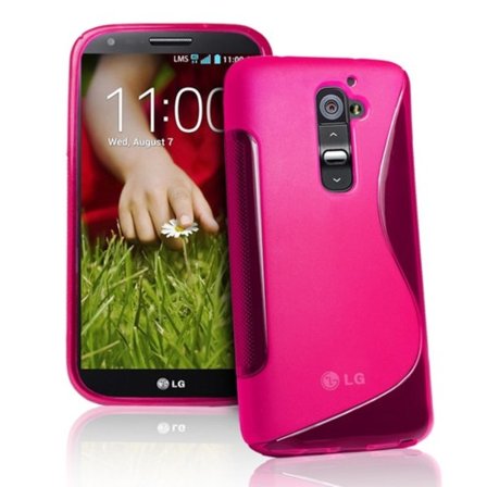 FlexiCase Skal till LG G2 (Magenta)