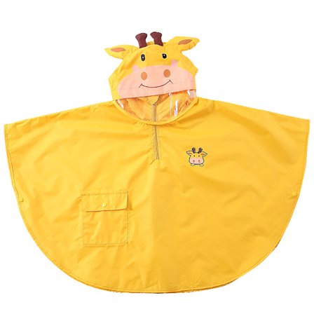 Unisex Barn Regnkappa Lätt Vattentät Fladdrande Regn Poncho