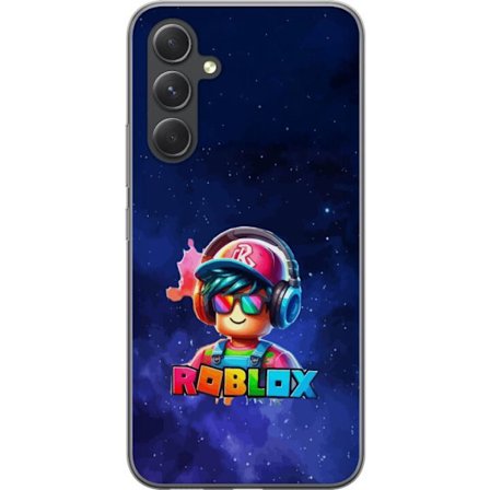 Kompatibelt Mobilskal till Samsung Samsung Galaxy A55 Roblox Space Explorer Design utformad i ett futuristiskt rymdtema med färgstarka detaljer, kän