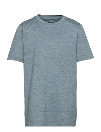 Parbin Jr.unisex Melange S/S Tee Blue Endurance