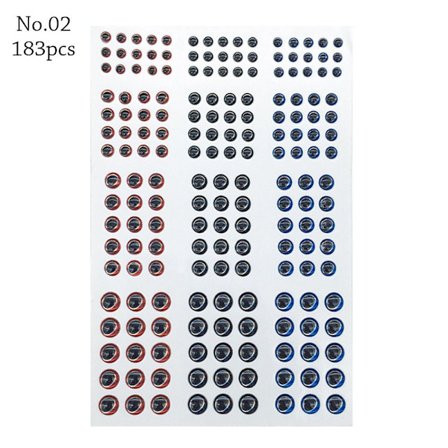 Fish Lure Eyes 3D Holografisk øye NO.02 NO.02