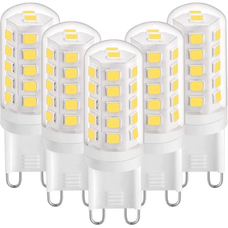 Osa 5, g9 Led-lamppu 3w luonnonvalkoinen 4000k, 420lm, 28w 40w halogeenilamppu, ac 220-240v [energialuokka E]