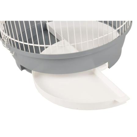 Flamingo Fågelbur För Parakiter Sanna 2 34x34x67 Cm Vit Vit