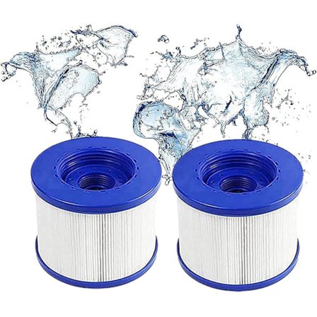 2-paknings erstatningsfilterpatroner for boblebad/spa med gjenger for Spa-N1407535/Filter for Mspa, for spapool-filtervedlikeholdssett