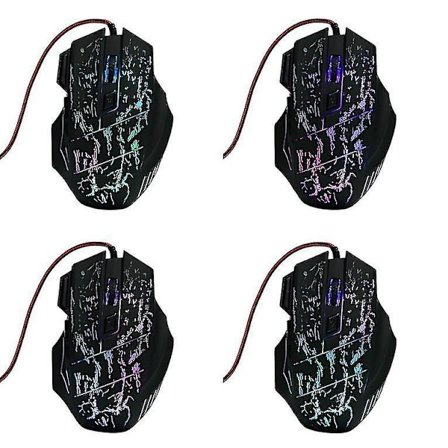 5500 DPI 7 LED-painiketta Langallinen USB Optinen Pelikäyttöön Sopiva Hiiri