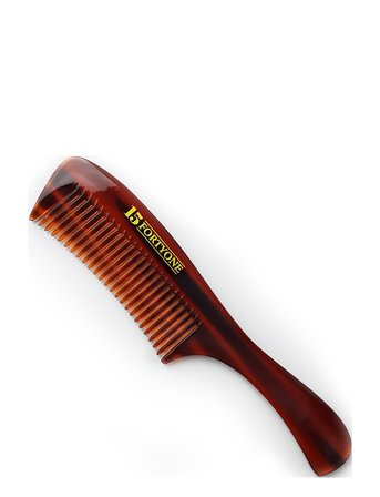 1541 of London Rounded Pocket Beard Comb - Brown - ONE SIZE